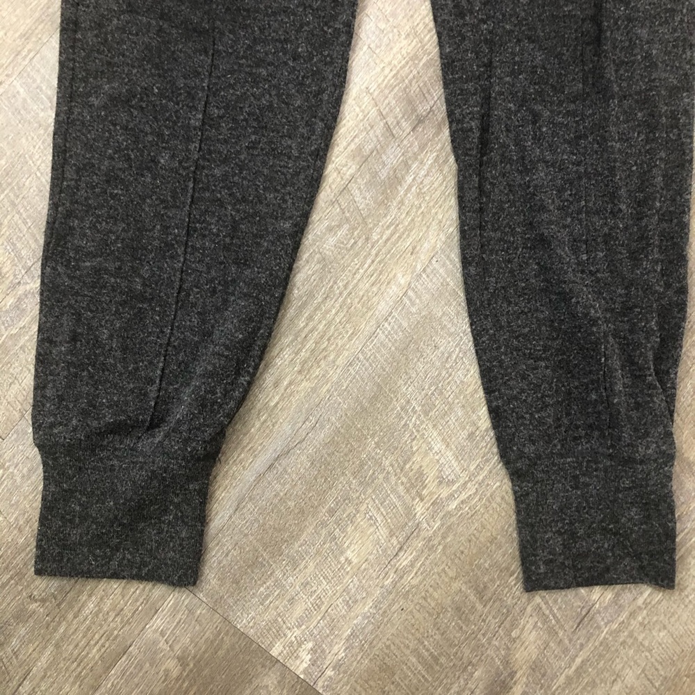 T Alexander Wang Womens Dark Charcoal Heathered Gray Joggers Size Large - Picture 2 of 7